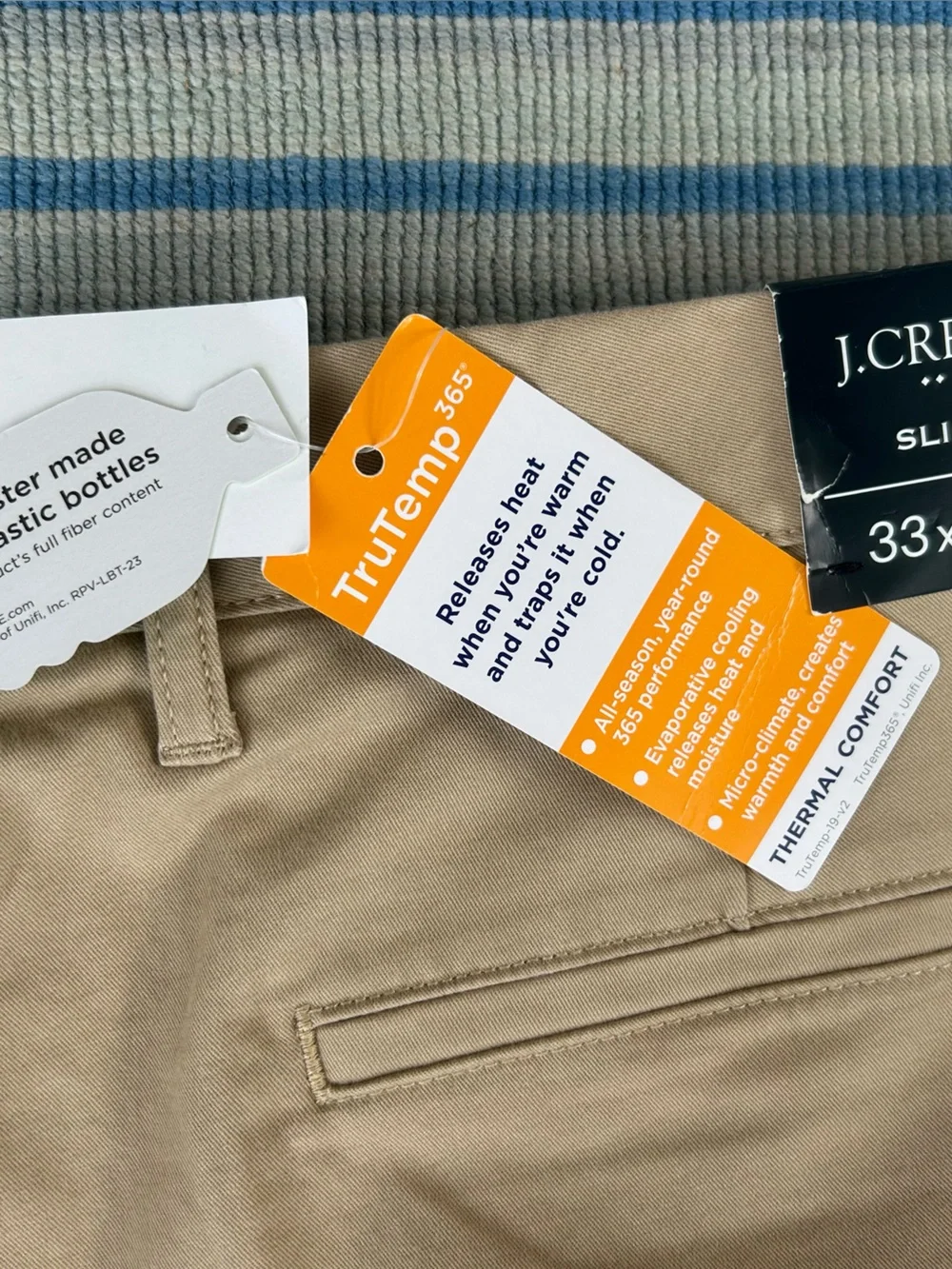 New men’s J crew flex slim khaki Chino pants 33